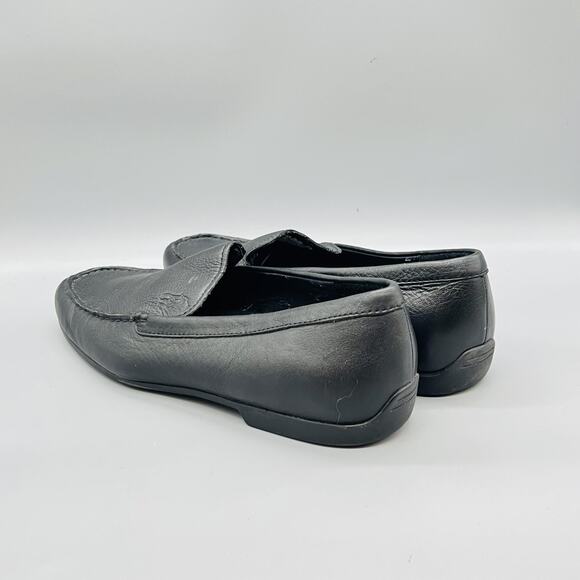 Polo Ralph Lauren Shoes Mens 11.5 Black Leather Allon Loafers Slip On Oxford main image 8